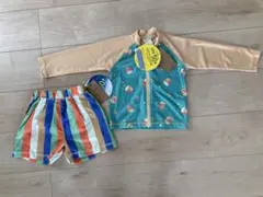 90サイズ　ベビー水着　ラッシュガード セット　男の子　AM