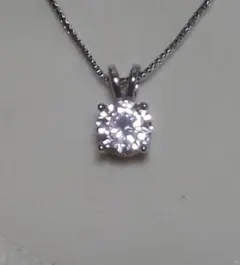 スワロフスキージルコニア　1.25カラット 新品　K18ネックレスお好きな方にも