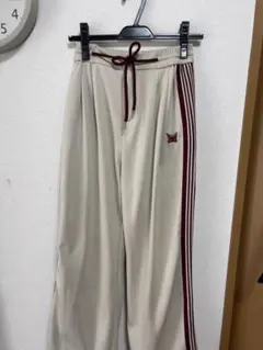 ストライプパンツ ベージュ ボトムス