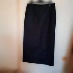 黒 タイトロングスカートＬーLLのサムネイル
