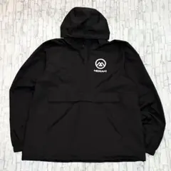 INDEPENDENT 企業 プリントロゴ ハーフジップ アノラックパーカーXL