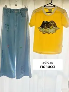 【貴重】セット売り adidas FIORUCCI コラボ デニム Tシャツ S