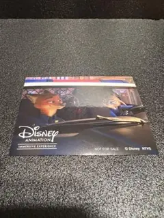 福岡ディズニーアニメーションイマーシブ　平日来場者限定ステッカー 　ズートピア