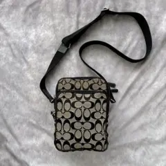 y2k COACH Signature shoulder bag 00s