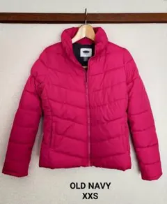 OLD NAVY 裏フリース　中綿ダウンジャケット　ピンク　極暖 防寒のサムネイル