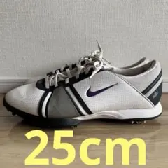 Nike Air ゴルフシューズ 25cm ホワイト/グレー/パープル