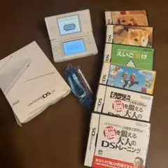 Nintendo DS Lite ホワイト 本体とゲームソフト6本付き