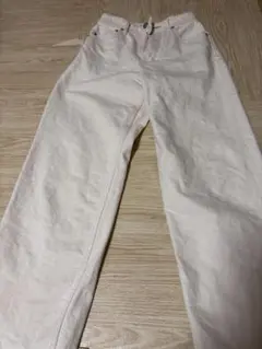 YANUK colleen テーパードワイドパンツ　エクリュ