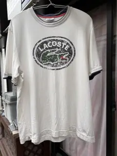 LACOSTE ラコステ Tシャツ ヴィンテージ加工 サイズ4