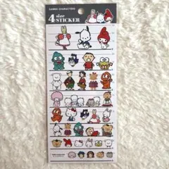 4サイズステッカー　サンリオキャラクターズ　シール　カミオジャパン