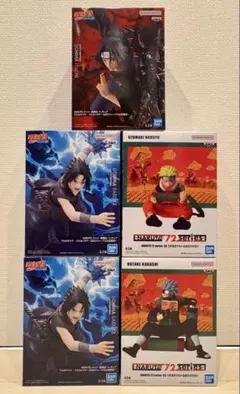 NARUTO フィギュア ナルト&カカシ&サスケ&イタチ 5体セット
