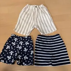 95cm ハーフパンツ 3点セット futafuta