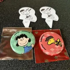 PEANUTS ルーシー ウッドストック ピンバッジ 2個セット
