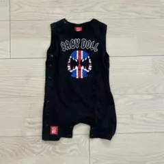BABY DOLL ブラックロンパース