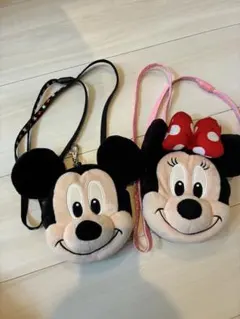 ディズニー　ミッキー　ミニー　パスケース　コインケース　ポシェット