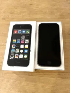 Apple iPhone 5s 16GBスペースグレー 本体【箱イヤホン付き】