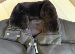 GUCCI グッチレディースダウンコート ブラック GUCCI(グッチ) Cruise 2024/25 collection MA-1 Flared Padded