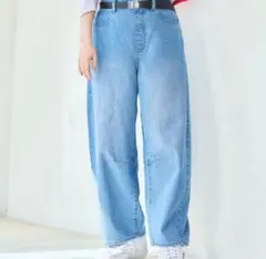 新品スタジオクリップ　カーブデニムパンツM