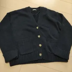 GU☆コットンブレンドダブルポケットカーディガンXL