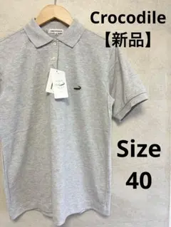 【タグ付き新品】クロコダイル　レディース　半袖　ポロシャツ　日本製　337