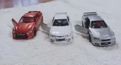 Nissan ミニカー3台セット GT-Rなど