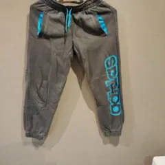 adidas グレー パーカー、パンツ 140