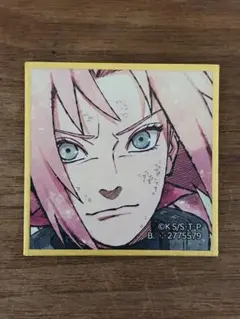 豆ガシャ色紙 NARUTO-ナルト- 疾風伝 第三弾　春野サクラ