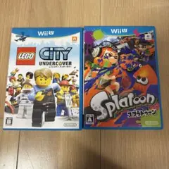 Wii U 2本セット LEGOシティアンダーカバー & スプラトゥーン