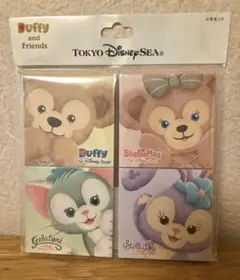 新品✨ダッフィー&フレンズ メモ用紙 4個セット