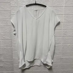 ROPE PICNIC ホワイト Vネック ノースリーブシャツ サイズ38