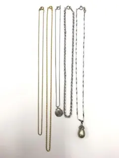ネックレス　5本セット　S