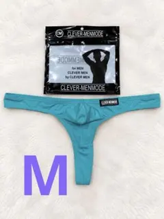 新品 メンズ　M CLEVER-MENMODE ぴったり　グリーン　Tバック