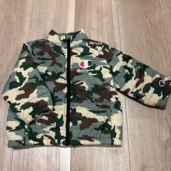 Champion 迷彩柄 ジップアップジャケット 80