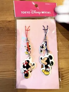 東京ディズニーリゾート 緑 未開封品 ミッキーマウス型ストラップ
