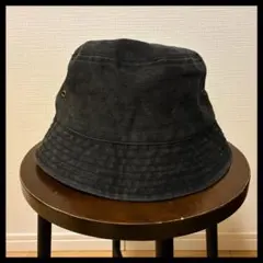 【新品】 デニム調 ブラック バケットハット レディース