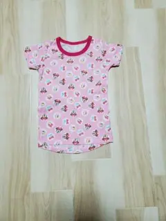 肌着　半袖　ディズニー　ピンク　90　綿100