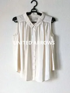 新品タグ付◆ユナイテッドアローズ◆ ノースリーブ シャツ ブラウス チュニック