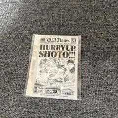 ヒロアカ　原画展　来場者特典　轟焦凍　ショート　タブロイド風ステッカー　非売品