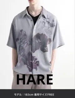 新品タグ付 HARE SUMI ガラシアーシャツ 長袖シャツ ブルー系 - メルカリ