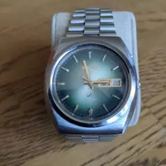 ORIENT 自動巻き時計 グリーン文字盤ジャンク