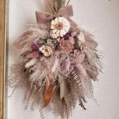 ドライフラワースワッグ2136
