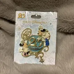 東京ディズニーシー 20周年　ピンバッジ