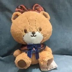 Sanrio Tiny Chum ぬいぐるみ チェック柄リボンのサムネイル