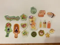 シールおすそ分け 黄,緑系 ぷっくりシール ウォーターシール おはじきシール