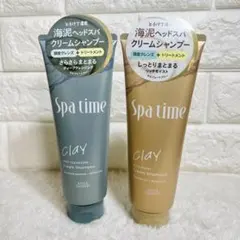 スパタイム　クリームシャンプー　2本セット　新品未開封のサムネイル