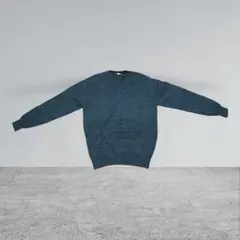 cashmere blend カシミヤ混 薄手　ニット　セーター　古着　長袖