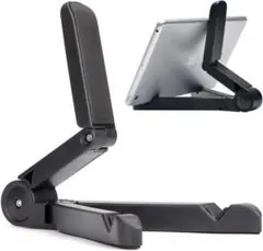 タブレット スマートフォン 折りたたみ式 角度調節 卓上 ポータブル スタンド