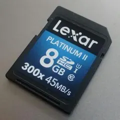 Lexar PLATINUM II 8GB SDカード