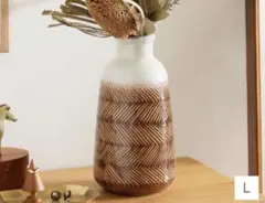 【新品未使用】リセノ フラワーベース Ripple リップル ドライフラワー