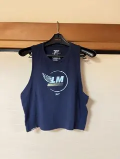 リーボック　レズミルズ　レディース　クロップドタンクトップ